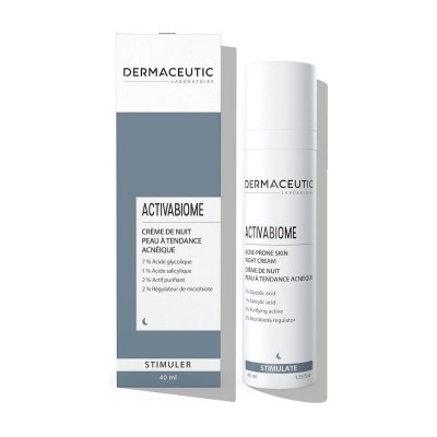 DERMACEUTIC ACTIVABIOME Нощен крем за акнеична кожа 40ml