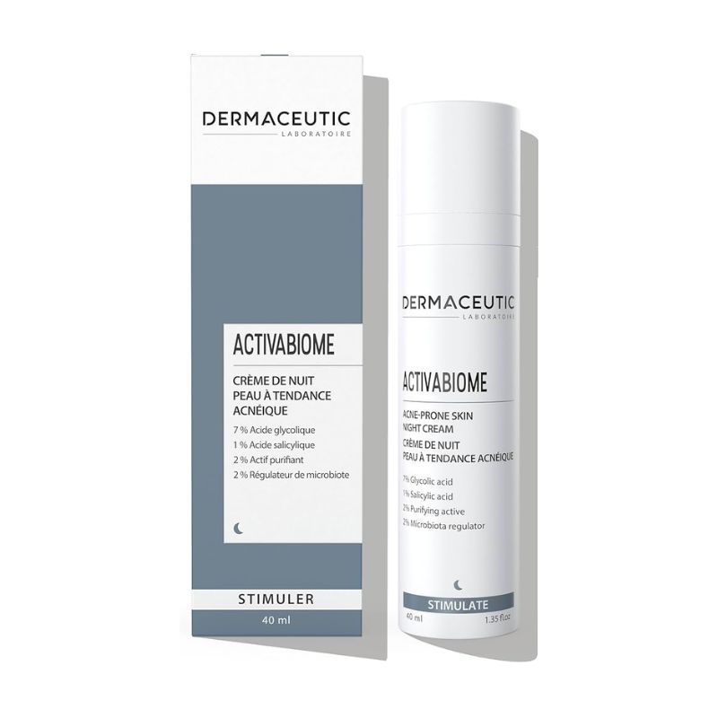 DERMACEUTIC ACTIVABIOME Нощен крем за акнеична кожа 40ml