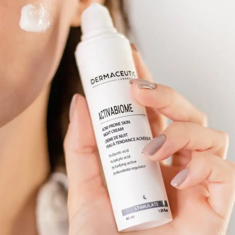 DERMACEUTIC ACTIVABIOME Нощен крем за акнеична кожа 40ml