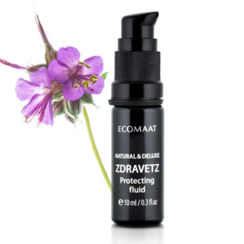 Ecomaat Био Флуид за лице Здравец протект 2 Х 10ml