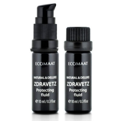Ecomaat Био Флуид за лице Здравец протект 2 Х 10ml