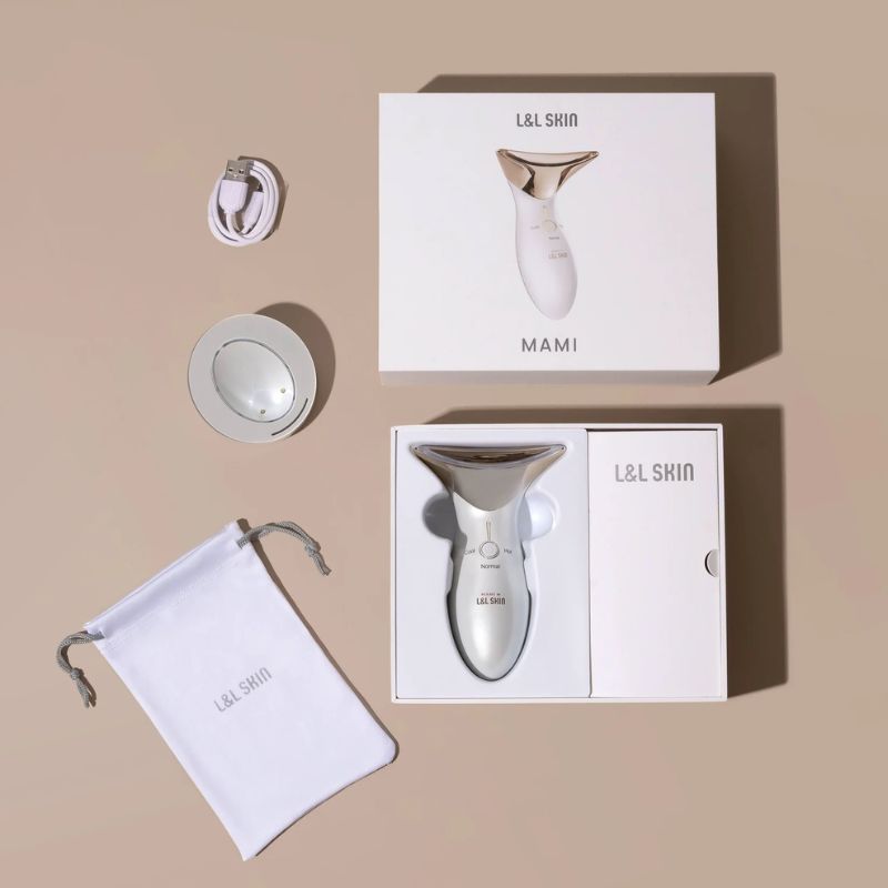 L & L Skin MAMI Hot & Cold Beauty Device Лифтинг масажор с LED за лице и тяло