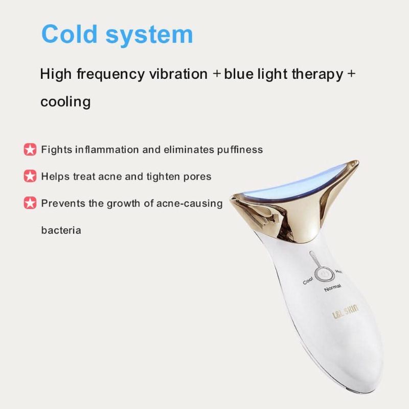 L & L Skin MAMI Hot & Cold Beauty Device Лифтинг масажор с LED за лице и тяло