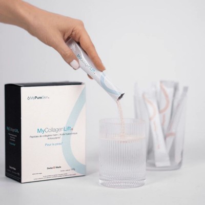 MyCollagenLift - Подаръчен сет с Морски колагенови пептиди против стареене на кожата 28 сашета