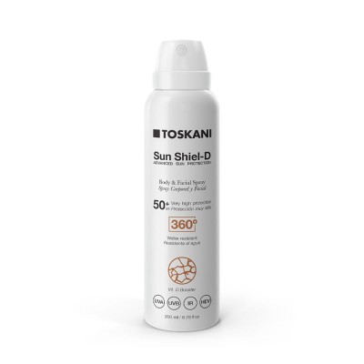 TOSKANI Sun Shield-D Body and Face Spray SPF 50+ Спрей за лице и тяло с вит. D 200ml