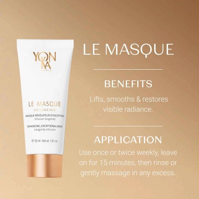 Yon-Ka - THE CONTOUR Excellence Code Изключителна озаряваща и регенерираща маска, Longevity инфузия 50 ml