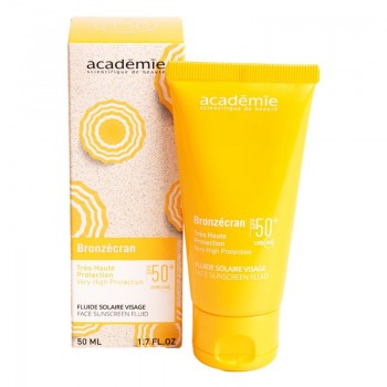 Academie Beaute - Озаряващ слънцезащитен флуид SPF50+