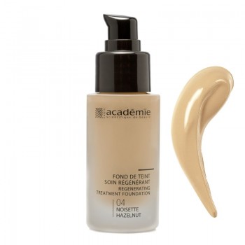 Academie Beaute - Регенериращ крем и фон дьо тен 04 Hazelnut