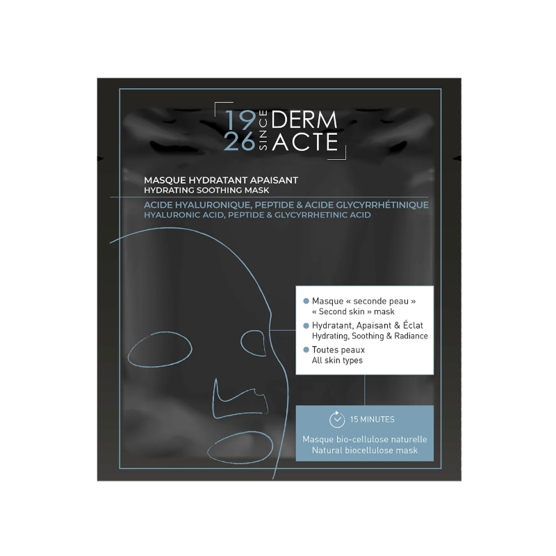 DERM Acte Hydrating Soothing Mask Хидратираща успокояваща биоцелулозна маска