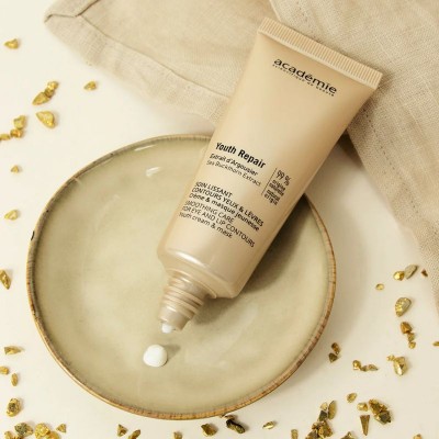 Academie Beaute - Златна анти-ейдж крем-маска очи и устни с екстракт облепиха