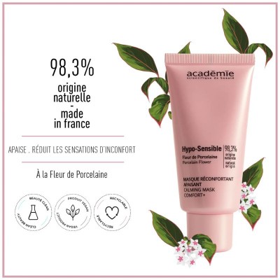 Academie Beaute - Успокояваща маска комфорт+ с порцеланово цвете