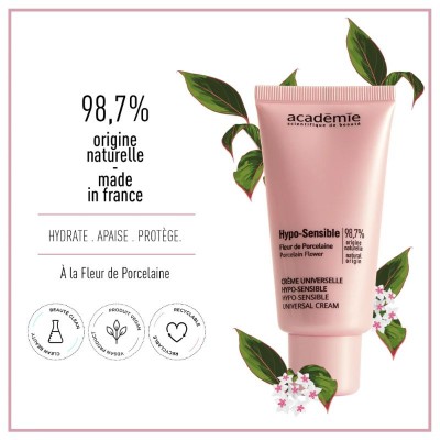 Academie Beaute -  Крем за чувствителна кожа с порцеланово цвете