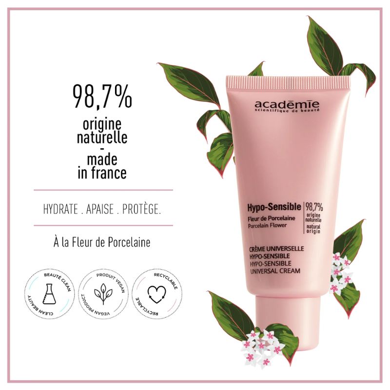Academie Beaute -  Крем за чувствителна кожа с порцеланово цвете