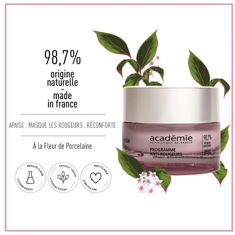 Academie Beaute - Крем при зачервена кожа и капиляри с порцеланово цвете 50 ml