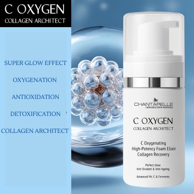 C OXYGEN Collagen Architect - Антиоксидантна оксигенираща почистваща пяна с озаряващ ефект 100ml