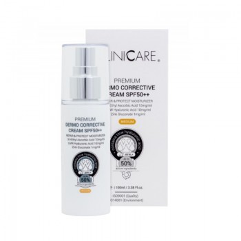 CLINICCARE Dermo Corrective Cream SPF50++ Матиращ слънцезащитен крем 100ml