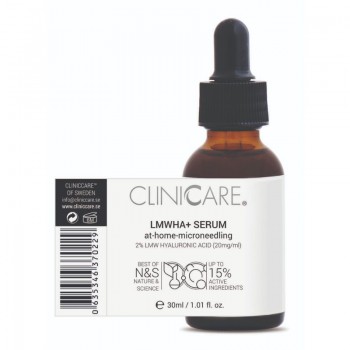 CLINICCARE LMWHA+Serum Серум с хиалуронова киселина за домашен микронидлинг 30ml