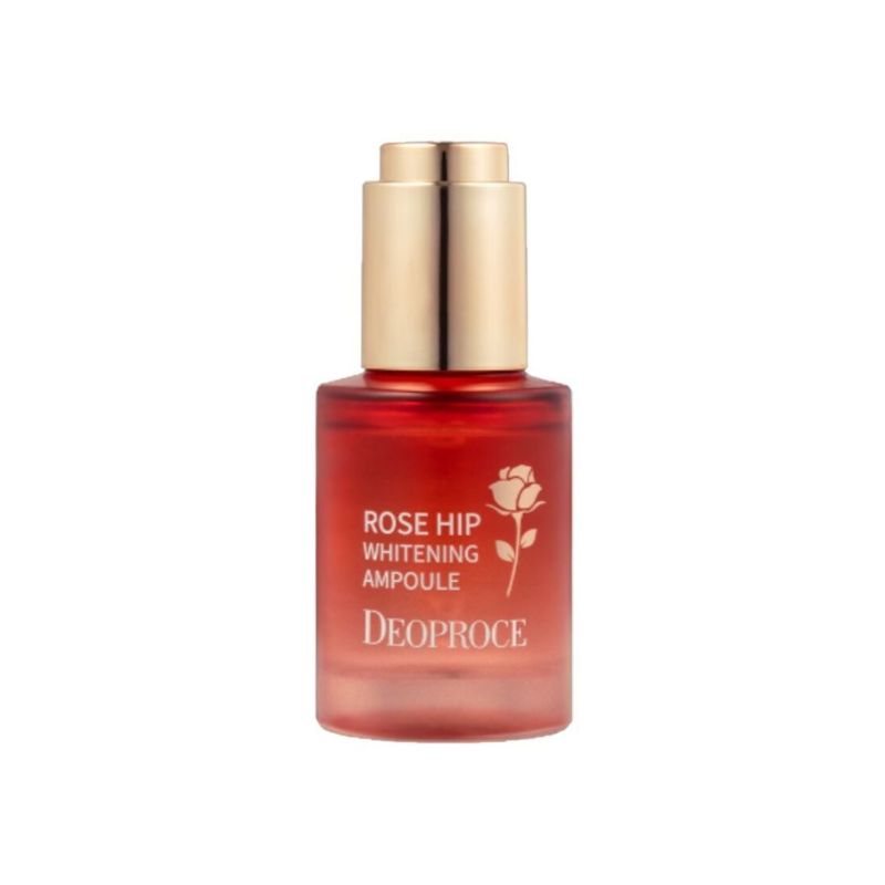 DEOPROCE Rose Hip Whitening Ampoule Серум за лице с масло от шипка и розова вода 28ml