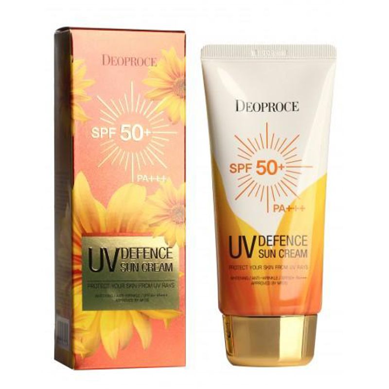 Deoproce Многофункционален слънцезащитен крем с пигменти SPF50+ PA+++ 70ml