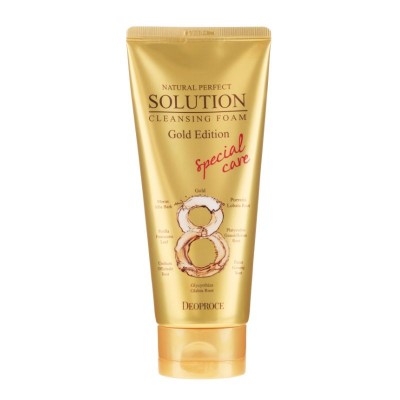 Deoproce Natural Perfect Solution Gold Edition Премиум почистваща пяна