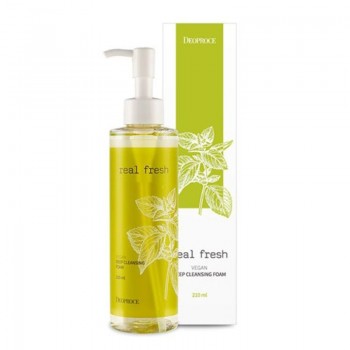 Deoproce Real Fresh Vegan Дълбокопочистваща пяна за лице и шия