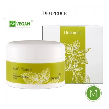 Deoproce Real Fresh Vegan Успокояващ крем за лице 100ml