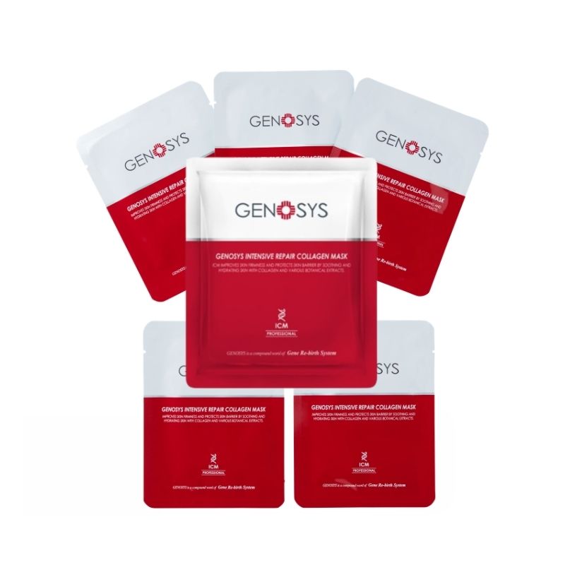 Genosys - Intensive Repair Collagen Mask Възстановяваща колагенова лист-маска 5 + 1 бр.