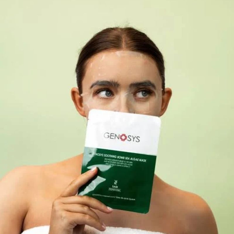 Genosys - Soothing Bomb Sea Algae Mask Успокояваща лист-маска с морски водорасли 1 бр.