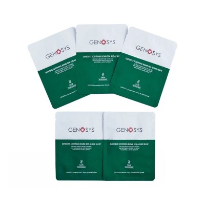 Genosys - Soothing Bomb Sea Algae Mask Успокояваща лист-маска с морски водорасли 5 + 1 бр.