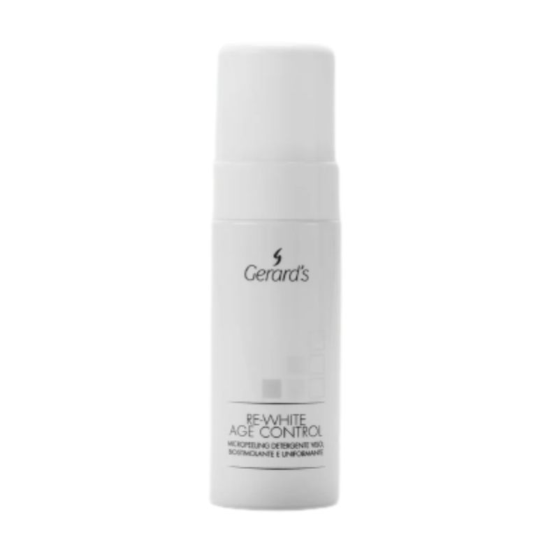 Gerard's RE-WHITE Почистващ биостимулиращ и избелващ мус-пяна микропилинг 160ml
