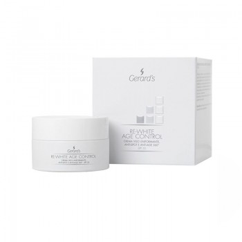 Gerard's RE-WHITE AGE CONTROL Избелващ антиейдж крем SPF50 50ml