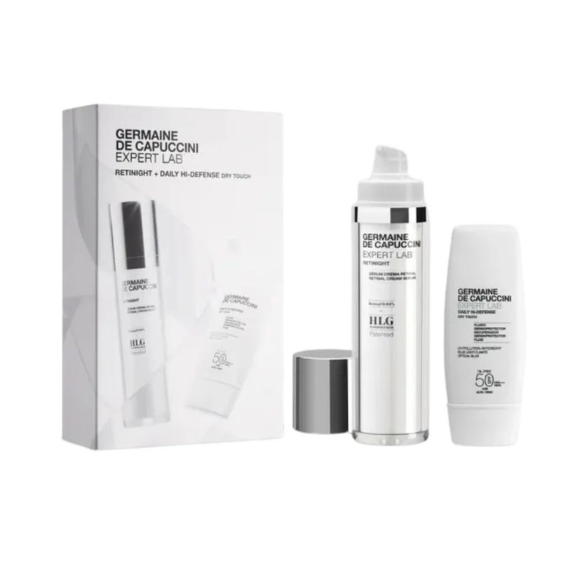 EXPERT Lab Комплект Retinight Серум с ретинал + Слънцезащитен крем SPF 50