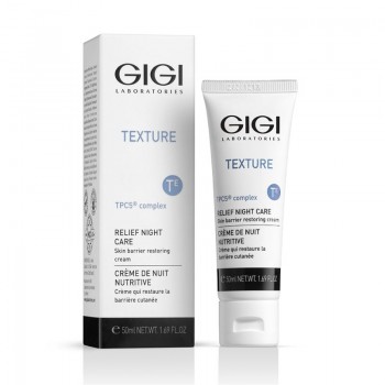 GIGI - Texture Relief Night Богат подхранващ нощен крем 50ml