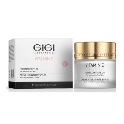 GIGI - Vitamin E  Овлажняващ крем нормална/суха кожа SPF20 50ml