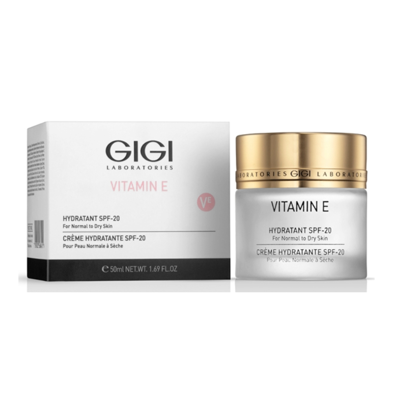 GIGI - Vitamin E  Овлажняващ крем нормална/суха кожа SPF20 50ml