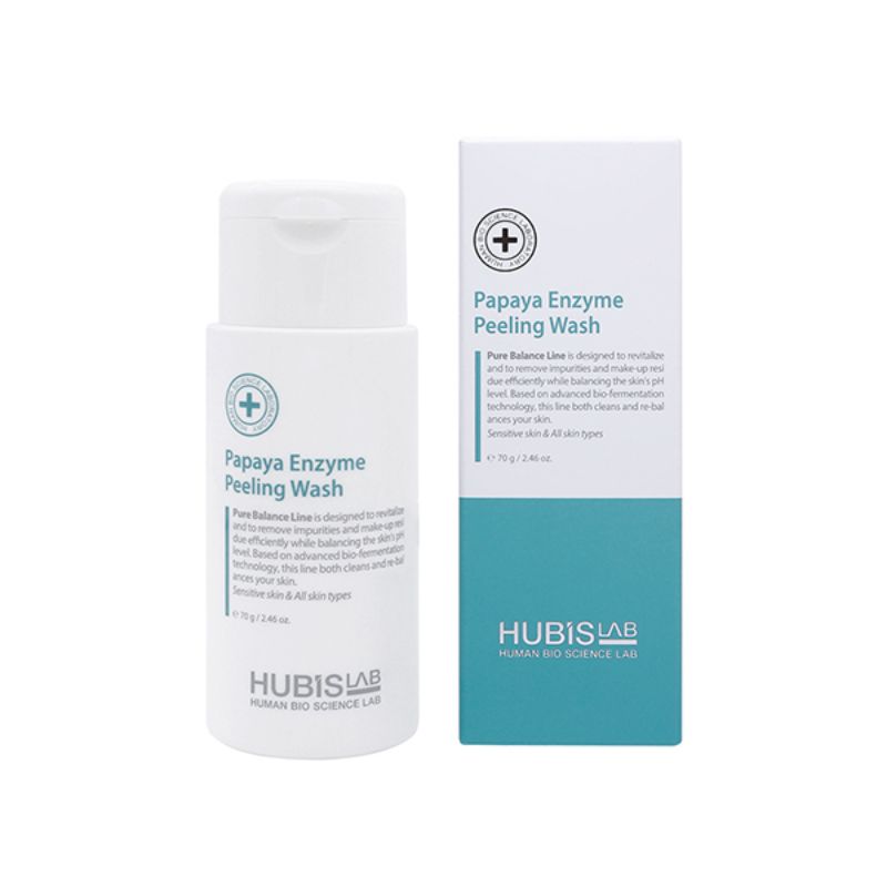 HUBISLAB Pure Balance Papaya Enzyme Peeling Wash Ензимна измивна пудра 70gr