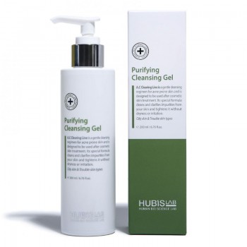 HubisLAB A.C Clearing Purifying Cleansing Gel Почистващ гел за мазна кожа 200ml