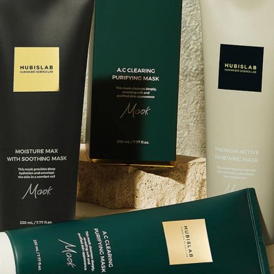 HUBISLAB Moisture Max with Soothing Mask Интензивно хидратираща маска за лице 230 ml