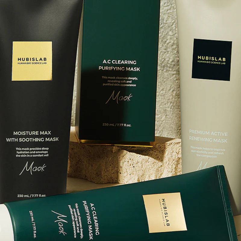HUBISLAB Moisture Max with Soothing Mask Интензивно хидратираща маска за лице 230 ml