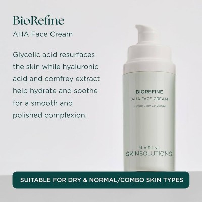 Marini SkinSolutions - BioRefine AHA Face Cream Обновяващ и озаряващ крем с AHA киселини 30ml