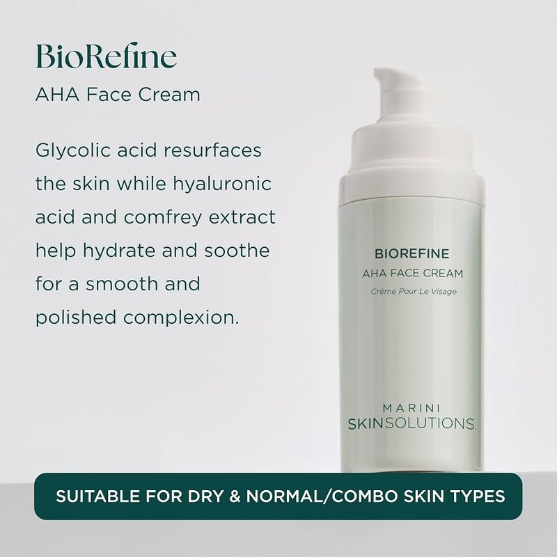 Marini SkinSolutions - BioRefine AHA Face Cream Обновяващ и озаряващ крем с AHA киселини 30ml