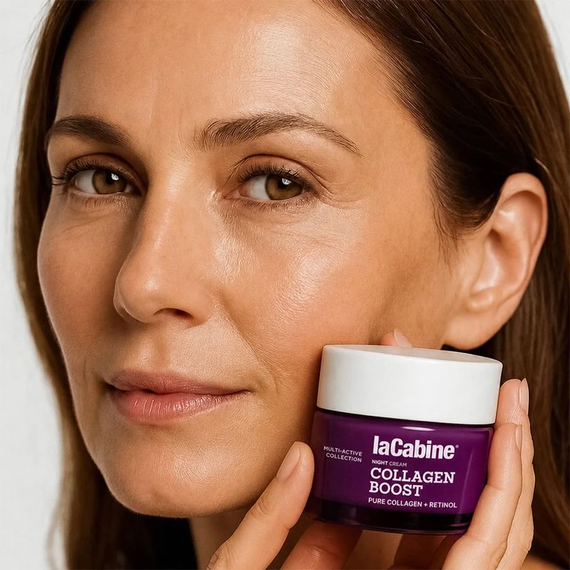 laCabine - Collagen Boost Night Cream Стягащ нощен крем с чист колаген и капсулиран ретинол 50 ml
