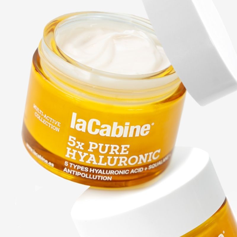 laCabine - 5x Pure Hyaluronic Cream Хидратиращ крем против бръчки с 5 вида хиалуронова киселина 50 ml