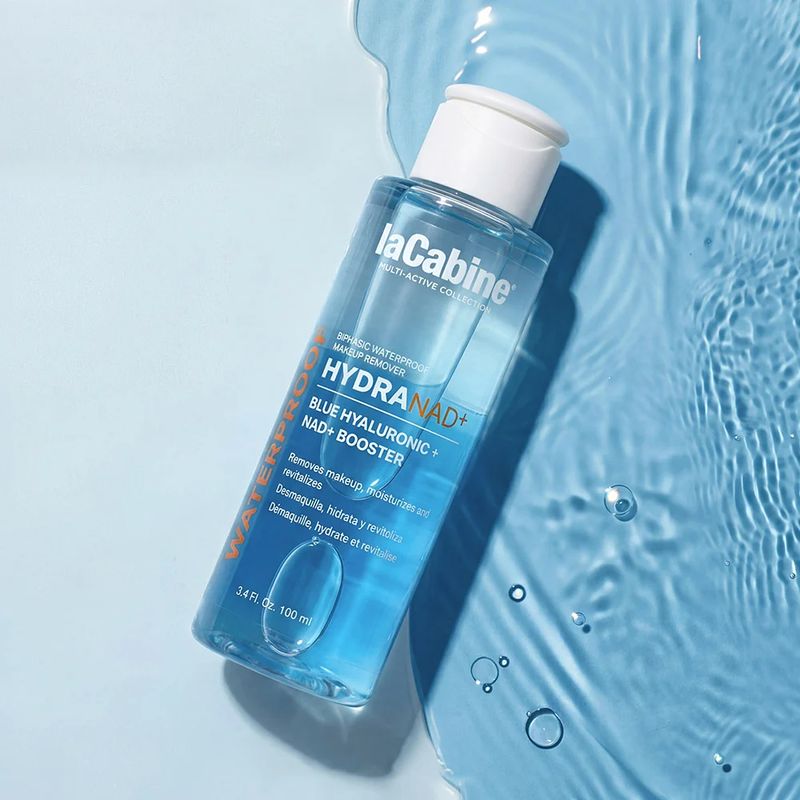 laCabine - HydraNAD+ Двуфазен лосион за почистване на грим с NAD+ Booster за хидратация и клетъчно ревитализиране 100 ml