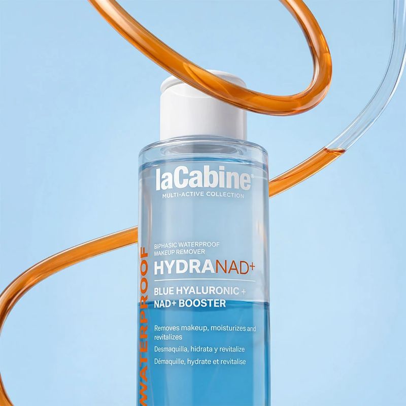 laCabine - HydraNAD+ Двуфазен лосион за почистване на грим с NAD+ Booster за хидратация и клетъчно ревитализиране 100 ml