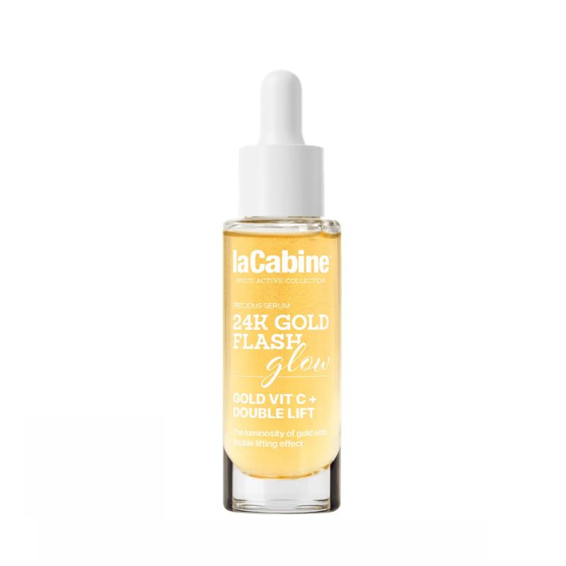 laCabine - 24K Gold Flash Glow Face Serum Серум за лице с 24К злато за моментален лифтинг 30 ml