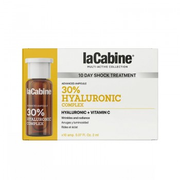 laCabine - 5x Pure Hyaluronic Шок ампули за дълбока хидратация и попълване на бръчки с Хиалуронов комплекс 10 бр. х 2ml