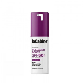 laCabine - Collagen Boost SPF50 Fluid Cream Стягащ слънцезащитен крем-флуид за лице SPF50 с КОЛАГЕН и ПАНТЕНОЛ 30 ml