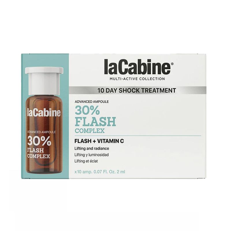 laCabine - Flash Effect Complex Advanced Ampoules Шок ампули за моментален лифтинг със стягащ комплекс 10 бр. х 2 ml