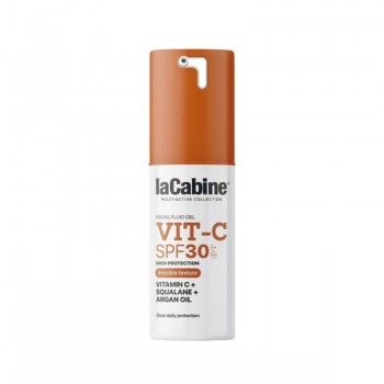 laCabine - Vit-C SPF30 Facial Fluid Gel Флуид-гел за лице слънцезащита SPF30 и витамин С 30 ml